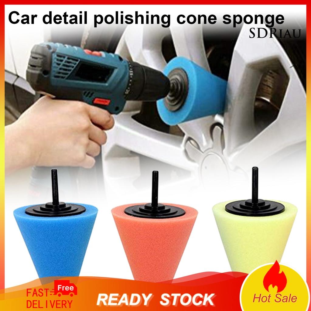 Set 3 / 4 / 5 / 6 Miếng Mút Đánh Bóng Xe Hơi Nhiều Màu Sắc