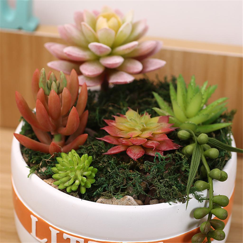 Resin Round Flower Pot Garden Planter  Succulent Bonsai Holder