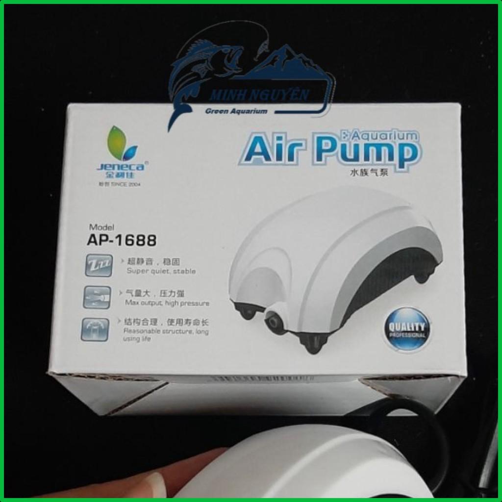 Máy sủi oxy mini Jeneca AP 1688 Bơm oxy hô cá Thái Lan giá rẻ chạy êm