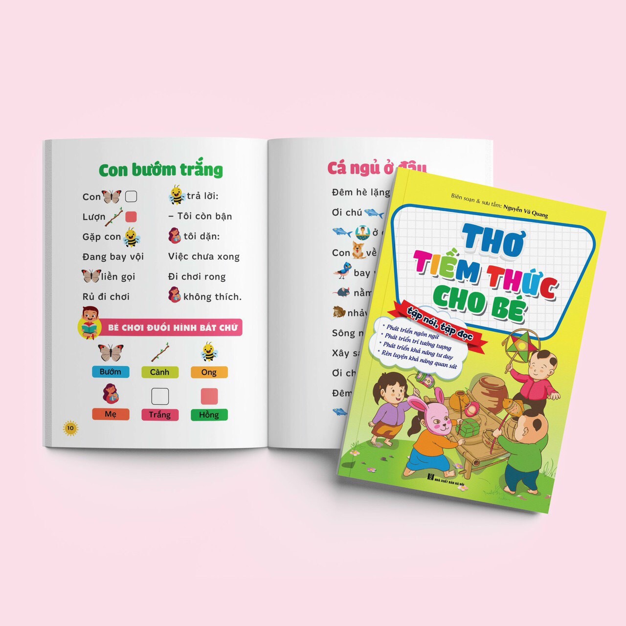 Sách- Thơ Tiềm Thức cho bé (Giúp bé tập nói, tập đọc nhanh)