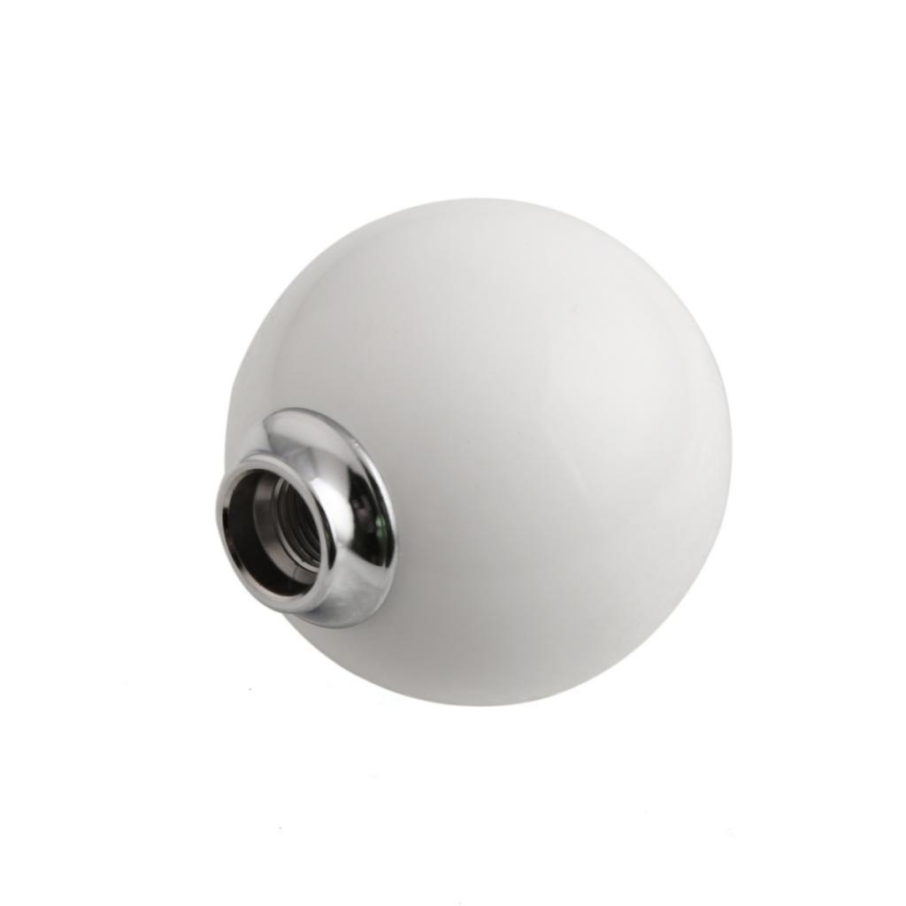 High Quality Car Manual Gear Stick Lever Knob White Acrylic Round Ball