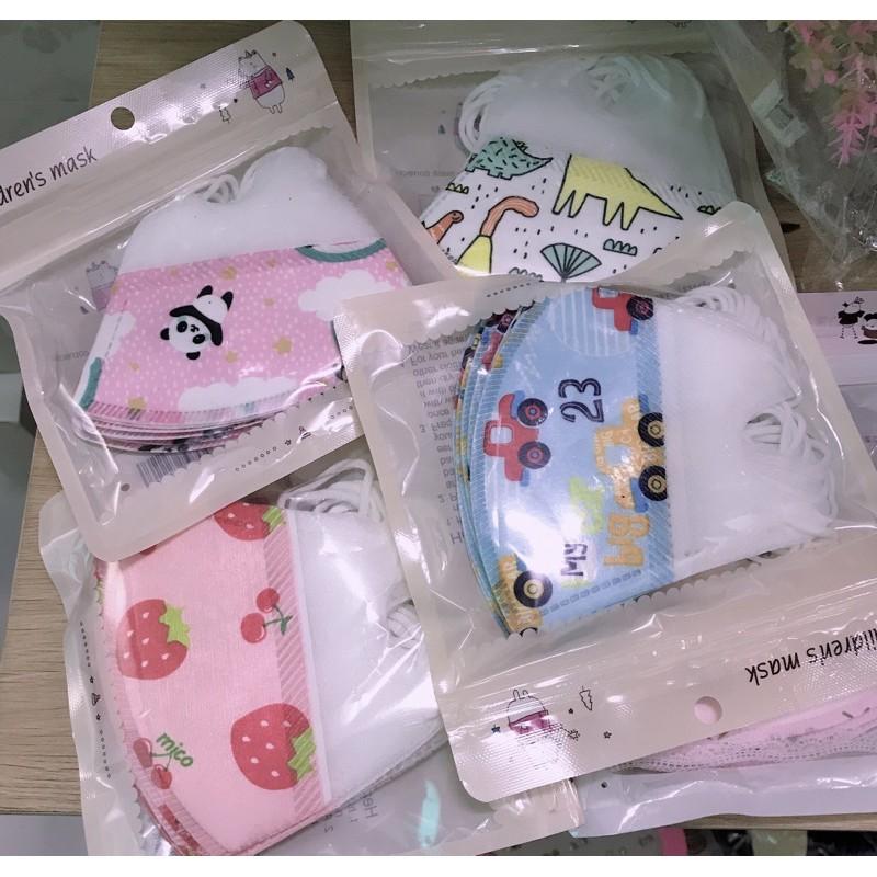 Set 10 khẩu trang cho bé