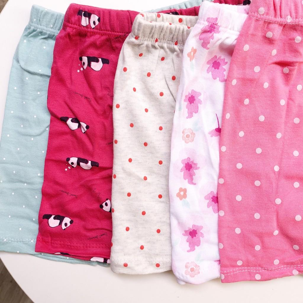 Quần đùi cho bé trai, bé gái chất cotton borip size 1-5, cho bé từ 8 -17 kg. Màu sắc họa tiết tươi sáng dễ mặc.