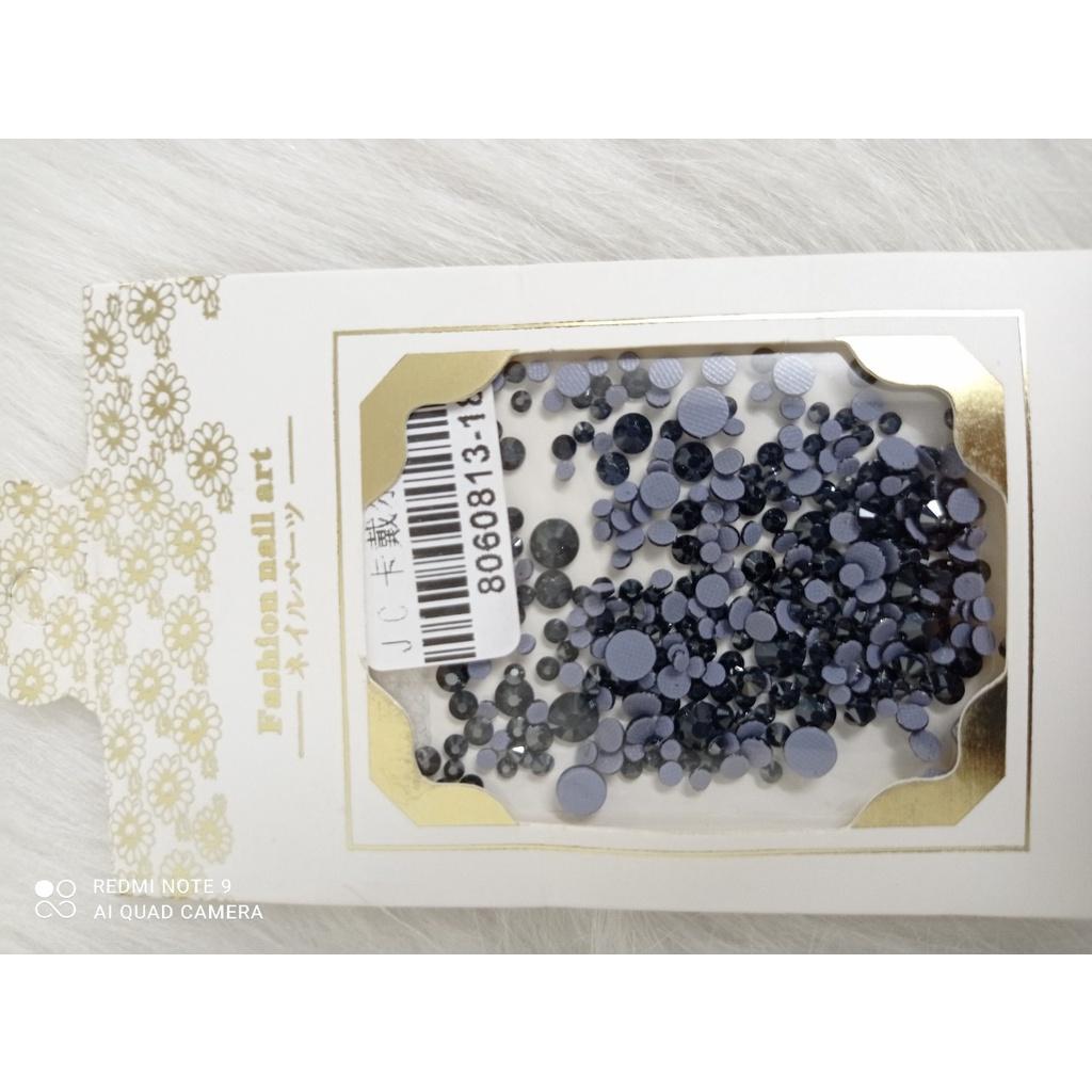 Đá chân keo màu đen, đá chân keo mix size