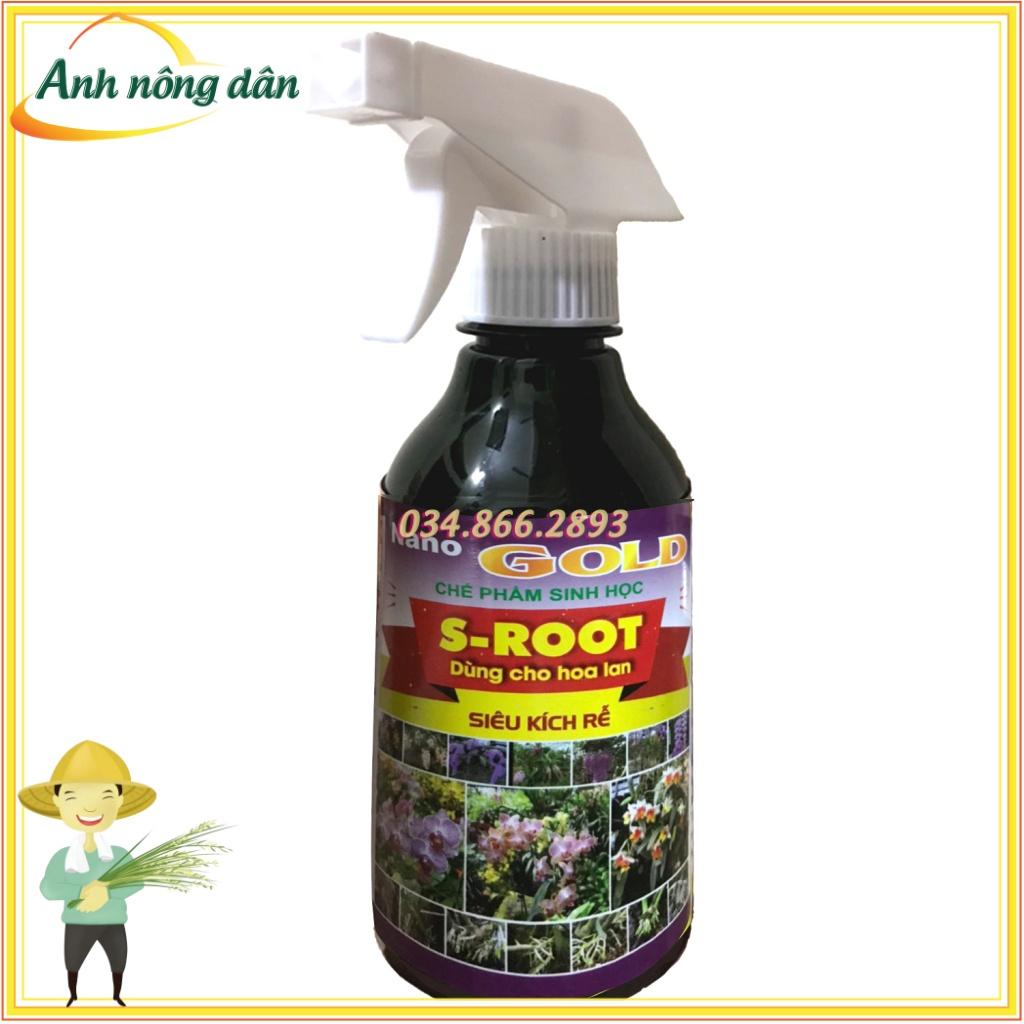 Chế phẩm sinh học dạng chai xịt kích mầm to, thân khỏe M-VITA nano GOLD dùng cho hoa lan, phong lan