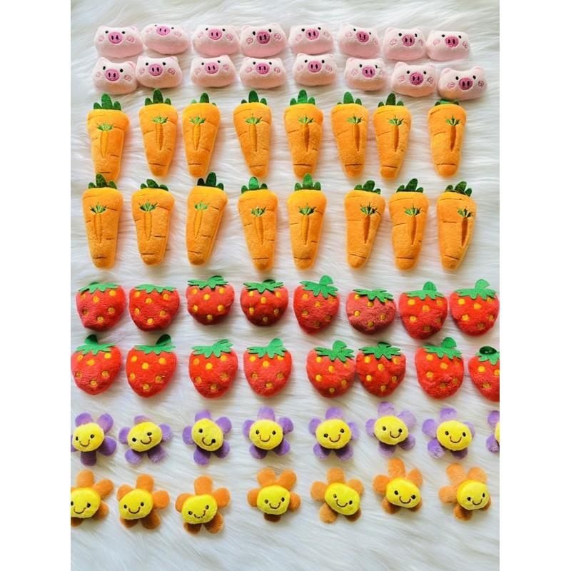 Thú bông mini 5 - 10cm - vật liệu handmade vớ, kẹp tóc, bó hoa quà tặng, máy gắp thú mini