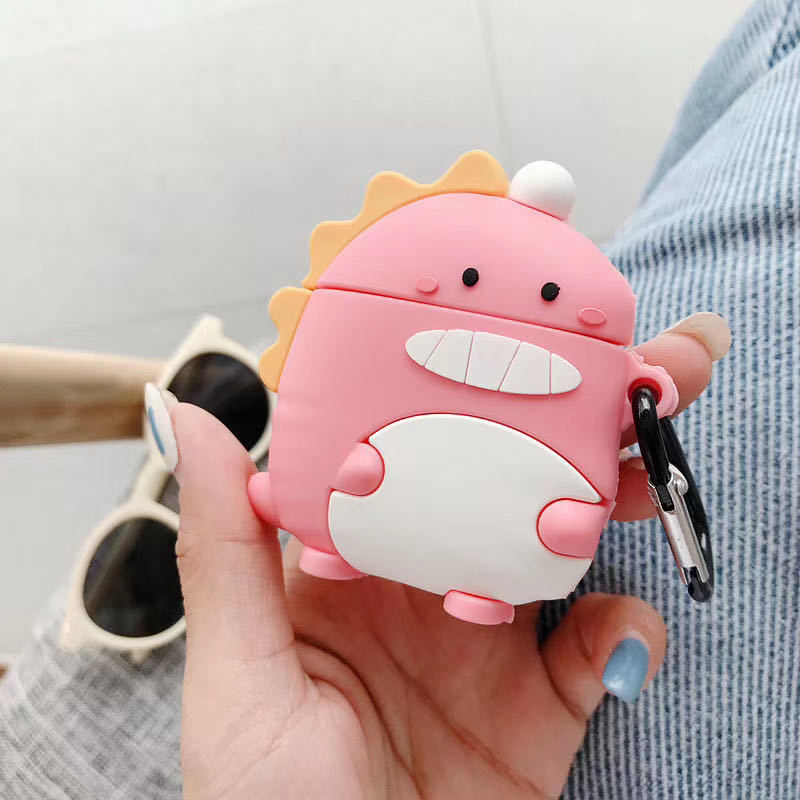 Vỏ Bảo Vệ Tai Nghe Dành Cho Airpods Thế Hệ 1&amp;2 Hình Thú Siêu Cute