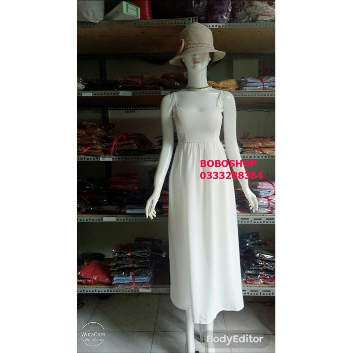 Đầm maxi đi biển sang chảnh kèm ảnh thật