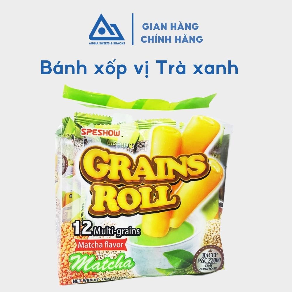 Bánh xốp 12 loại Hạt Speshow ăn vặt nhiều vị socola, trà xanh, phomai... 160g An Gia Sweets &amp; Snacks