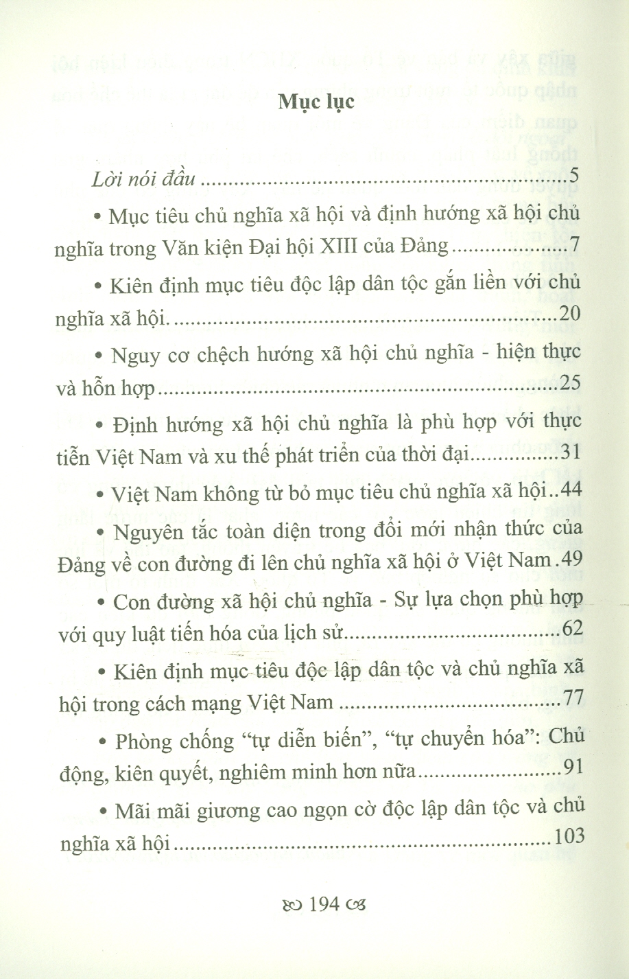 Vững Tin Vào Con Đường Đi Lên Chủ Nghĩa Xã Hội - Đẩy Lùi Nguy Cơ "Chệch Hướng"