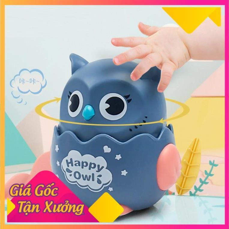 Đồ Chơi Chim Cú Chạy Xoay 360 Độ Happy Owl Nhiều Màu FREESHIP  TP'S