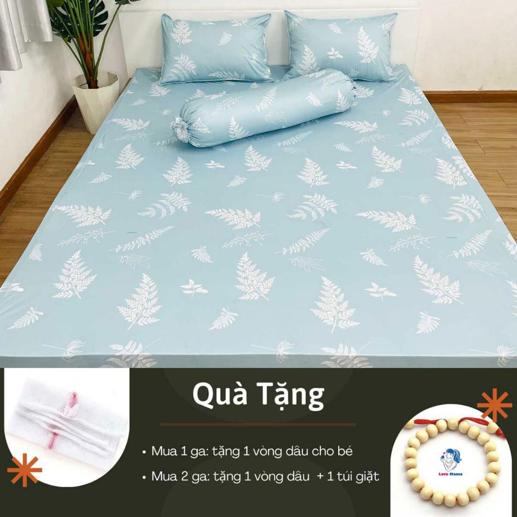 Ga chống thấm Cotton cao cấp lá cây không nóng bí hơi, không sột soạt thoáng mát