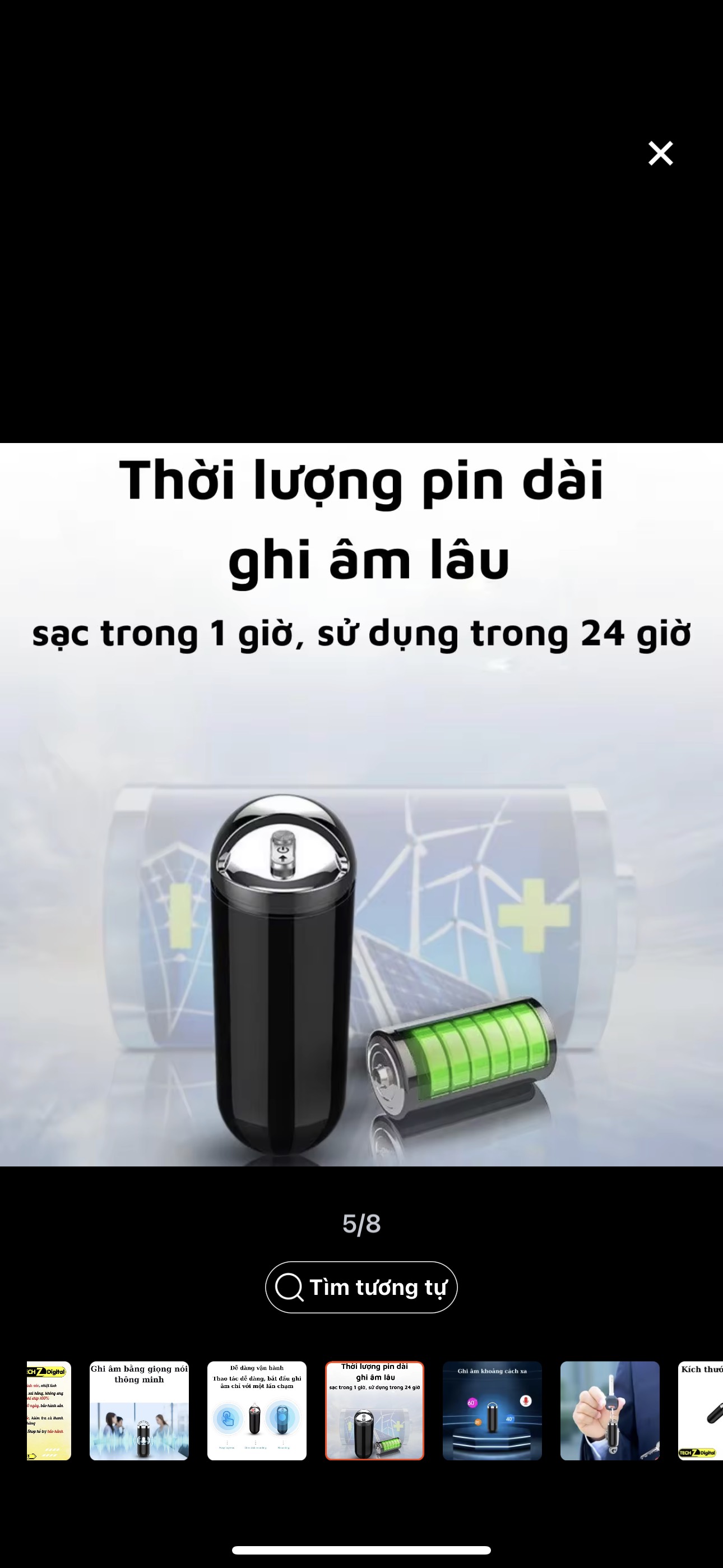 MÁy ghi âm mini dạng đeo S1/16gb vỏ hợp