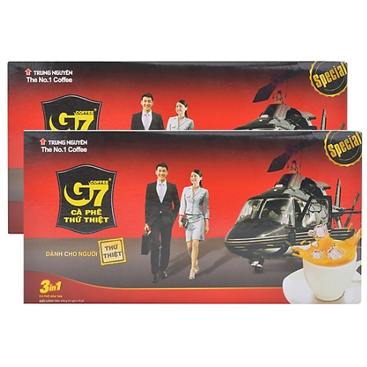 Cà Phê Sữa G7 3in1 Trung Nguyên (Hộp 21 Gói) - (Giao Ngẫu Nhiên)