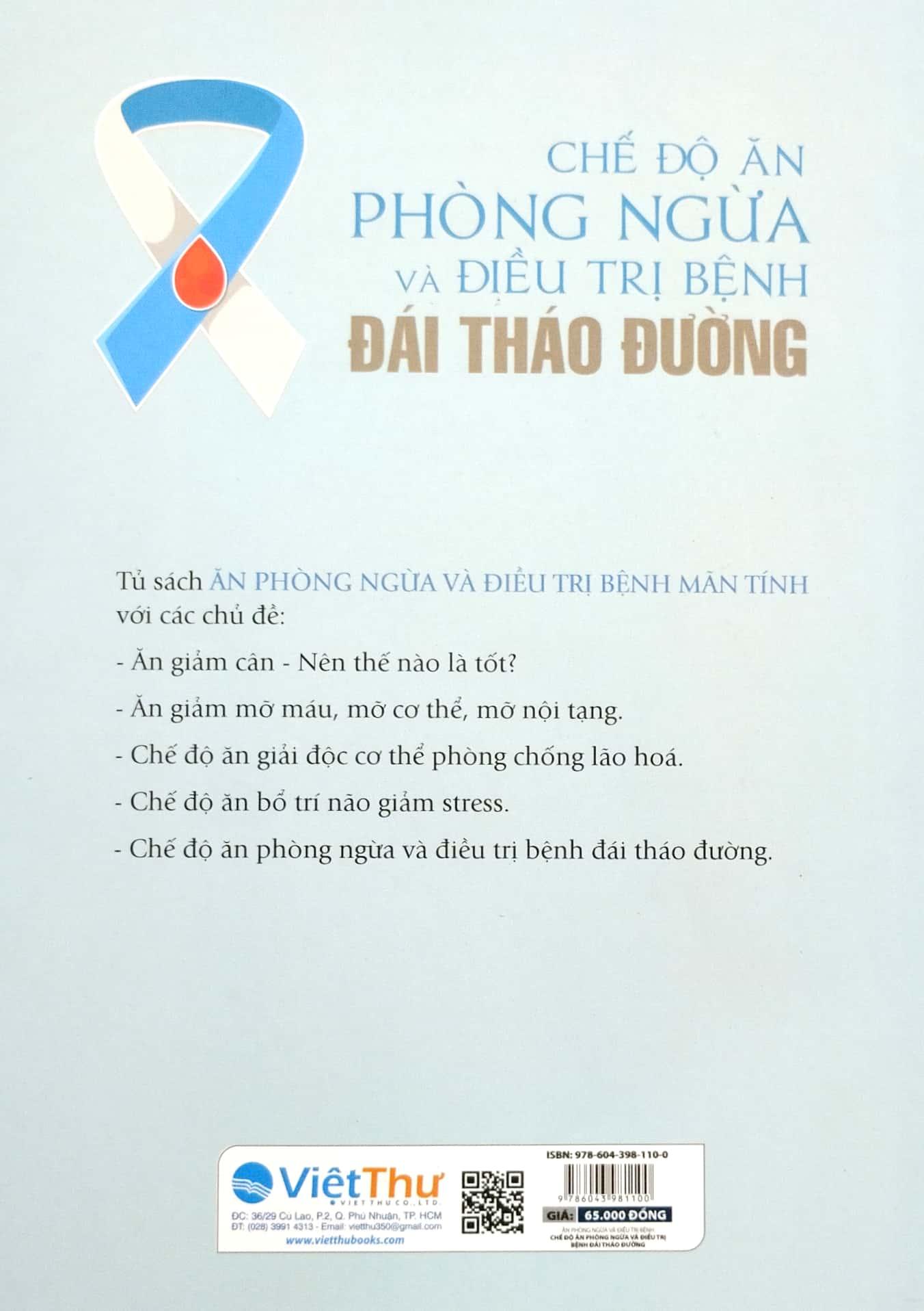 Sách - Chế Độ Ăn Phòng Ngừa Và Điều Trị Bệnh Đái Tháo Đường
