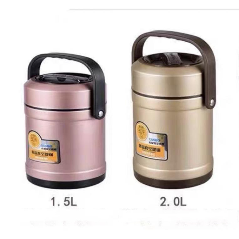 cặp  lồng ủ cơm cháo inox 304 - Màu ngẫu nhiên - Cặp lồng 1,5 lít