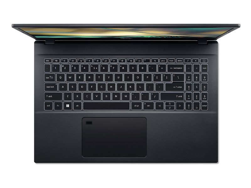 MÁY TÍNH XÁCH TAY (NB) ACER Aspire 7 A715-76-53PJ i5-12450H/16GD4/512SSD_PCIe/15.6FHD/FP/IPS/4C/W11SL/ĐEN(NH.QGESV.007) - HÀNG CHÍNH HÃNG