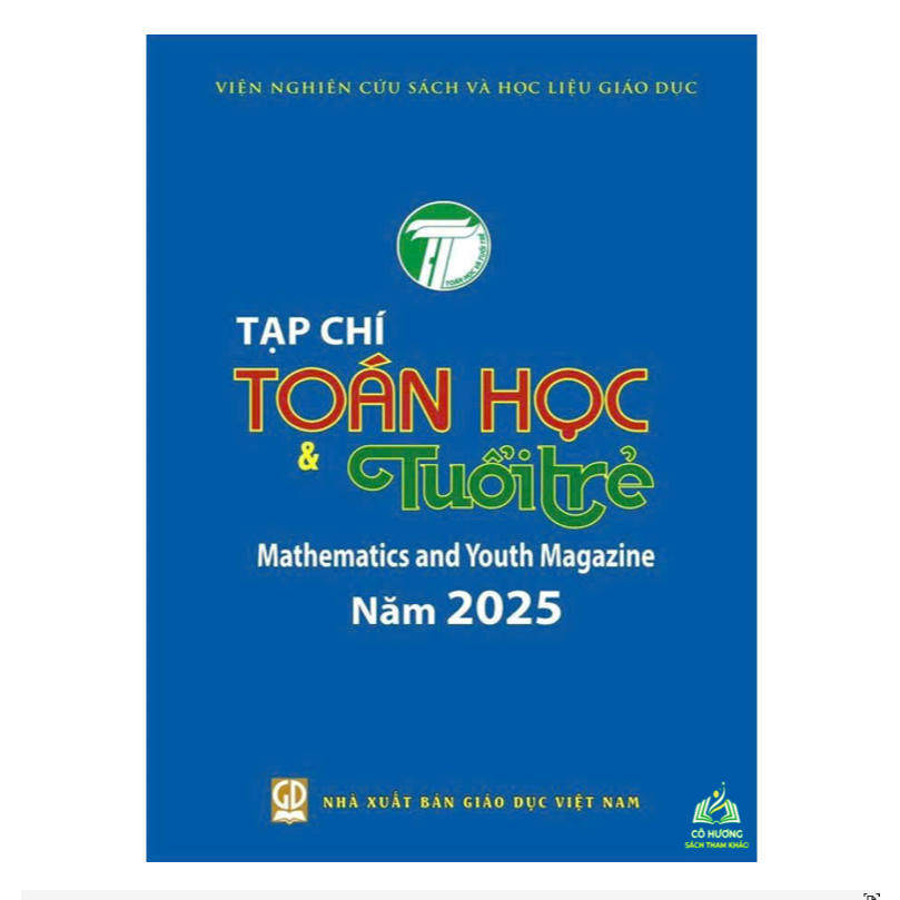Sách - tạp chí toán học &amp; tuổi trẻ mathematics and youth magazine năm 2025