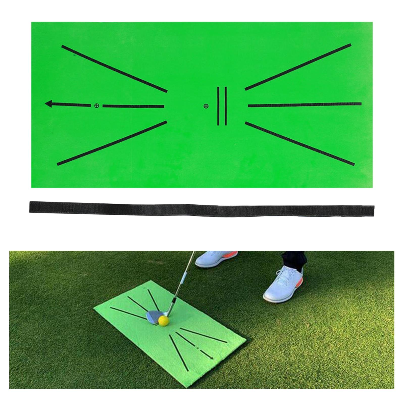 Golf Training Mat, Mini Golf Practice Training Aid Rug for Swing Detection Batting, Game for Home, Office, Outdoor , Father's Day Gifts