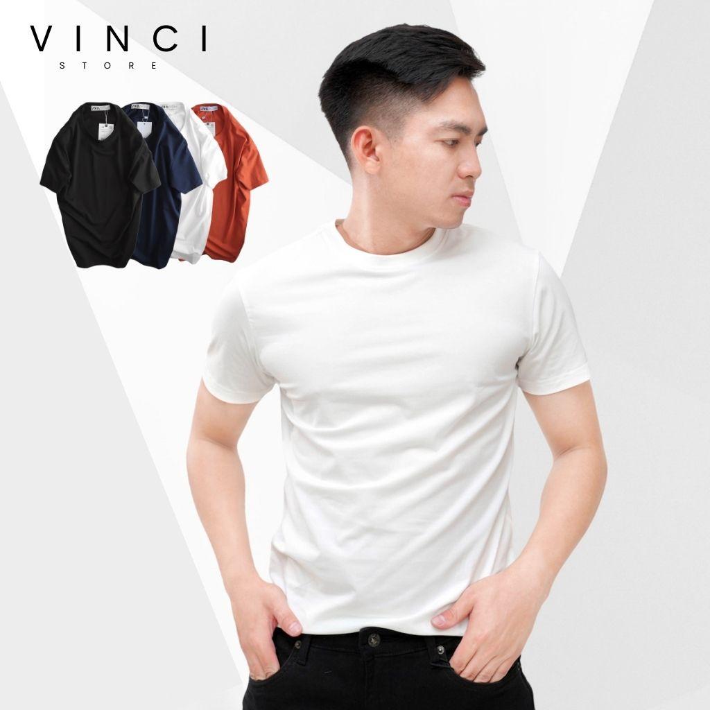 Áo Thun Nam Trơn Thun Cotton Co dãn
