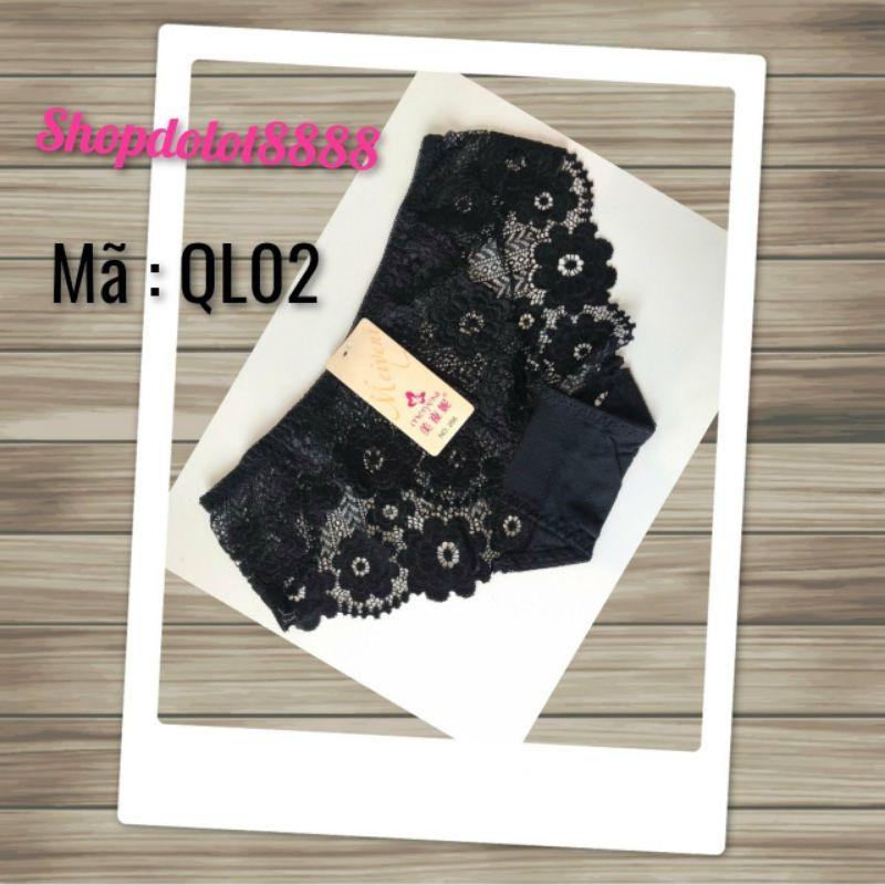 Combo 10 Quần lót ren chất liệu cotton co giãn tốt mã đặt hàng QL02
