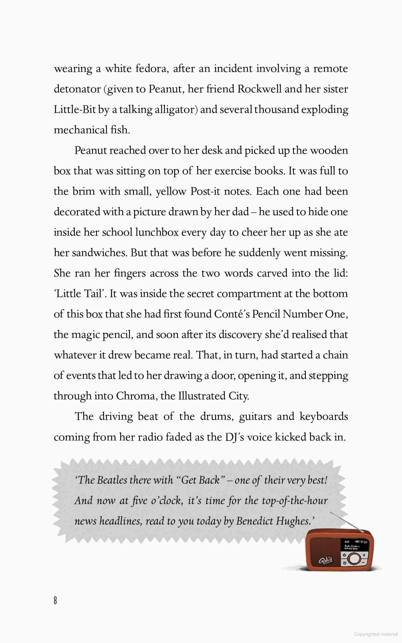 Sách ngoại văn: Peanut Jones And The Twelve Portraits