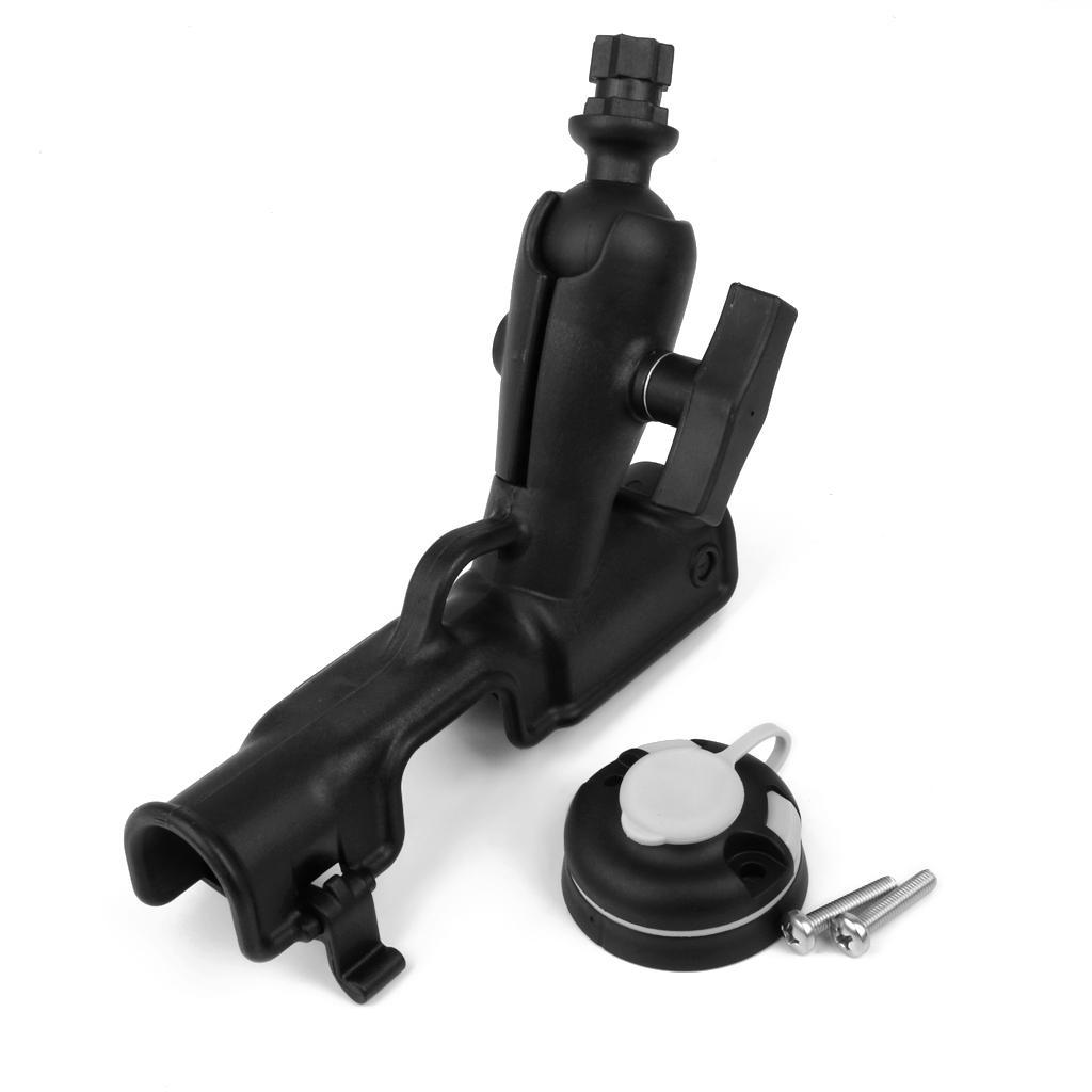 Adjustable Fishing Rod Holder Boat Mount Rack Kayak Side Flush Tackle Marine