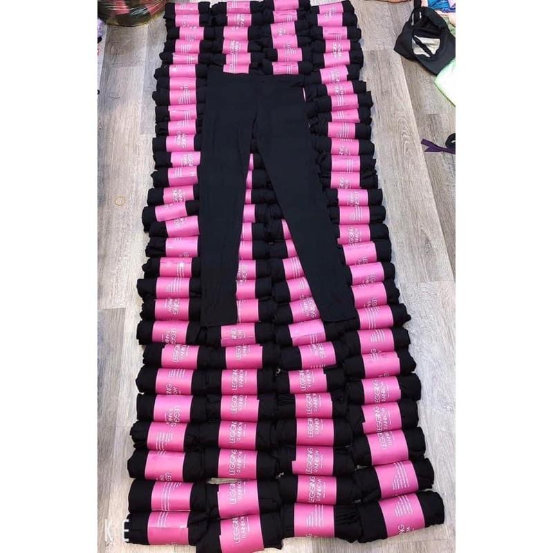 Quần legging thái dáng dài, cạp cao chống xoắn