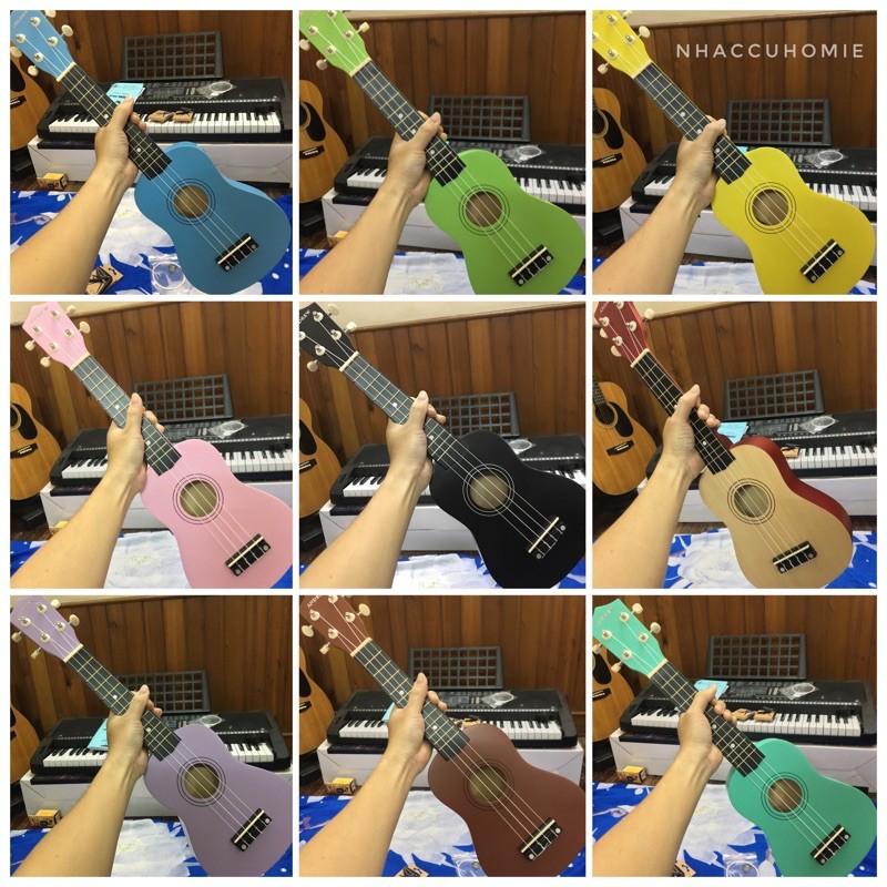 ĐÀN UKULELE SOPRANO 21INCH GỖ ( ĐỦ MÀU )