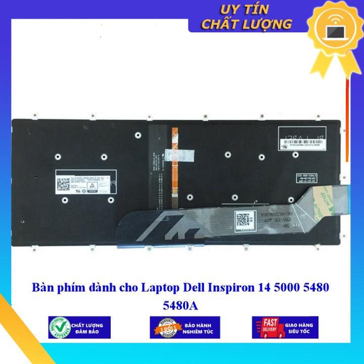 Bàn phím dùng cho Laptop Dell Inspiron 14 5000 5480 5480A - Hàng Nhập Khẩu New Seal