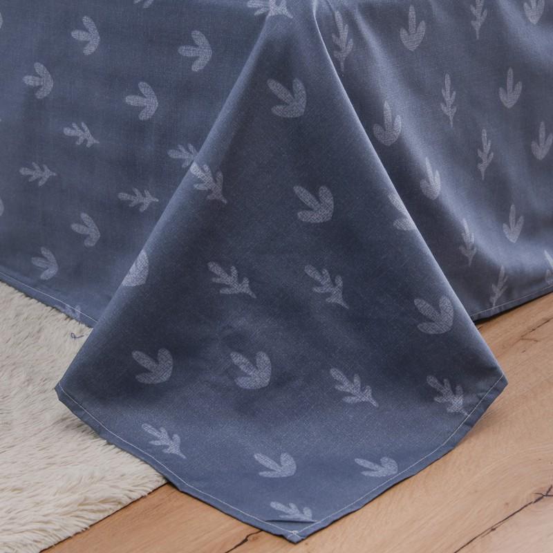 Bộ Chăn Ga Gối Cotton Poly Cá Xanh Lá