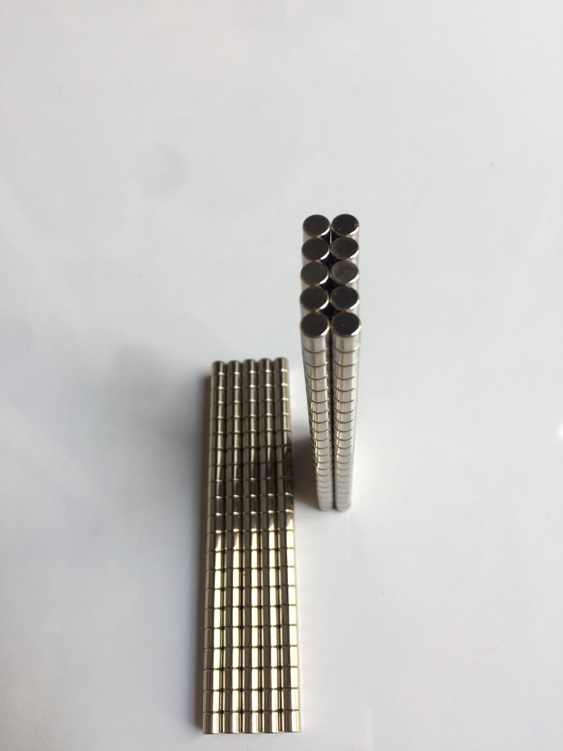 50 Viên nam châm đất hiếm NdFeB phi tròn 5x5mm, lực từ cực mạnh