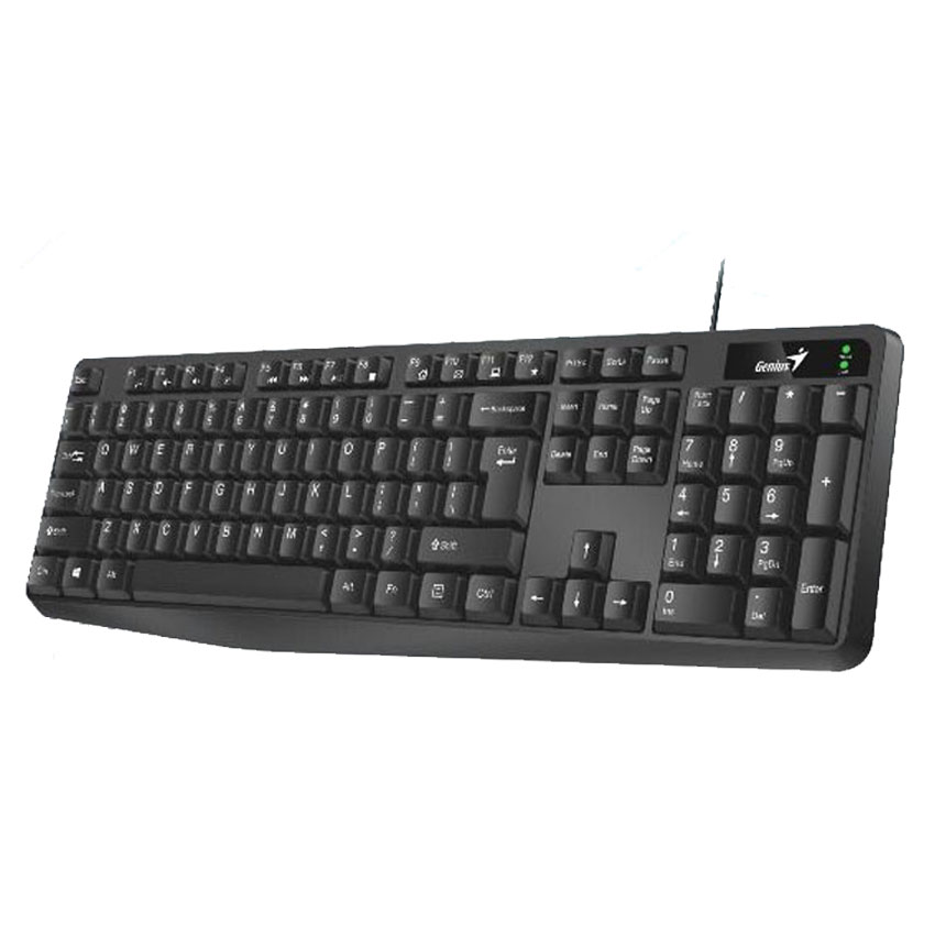 Bàn phím Keyboard Genius KB-117 có dây cổng USB - Hàng Chính hãng