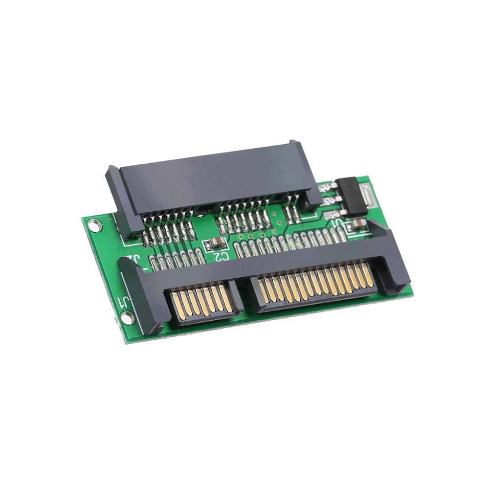 1.8in Micro SATA to SATA 2.5 SSD Hard Drive Disk Adapter Card for Laptop Computer Converter Card with Built-in IC Chip