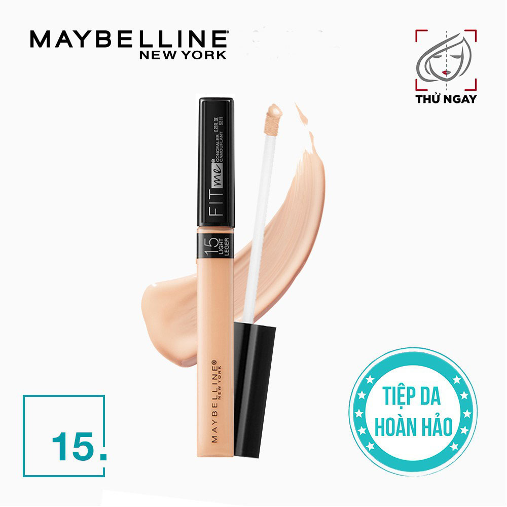 Kem Che Khuyết Điểm Maybelline Mịn Lì Fit Me Concealer 6.8Ml - 15 Fair Clair