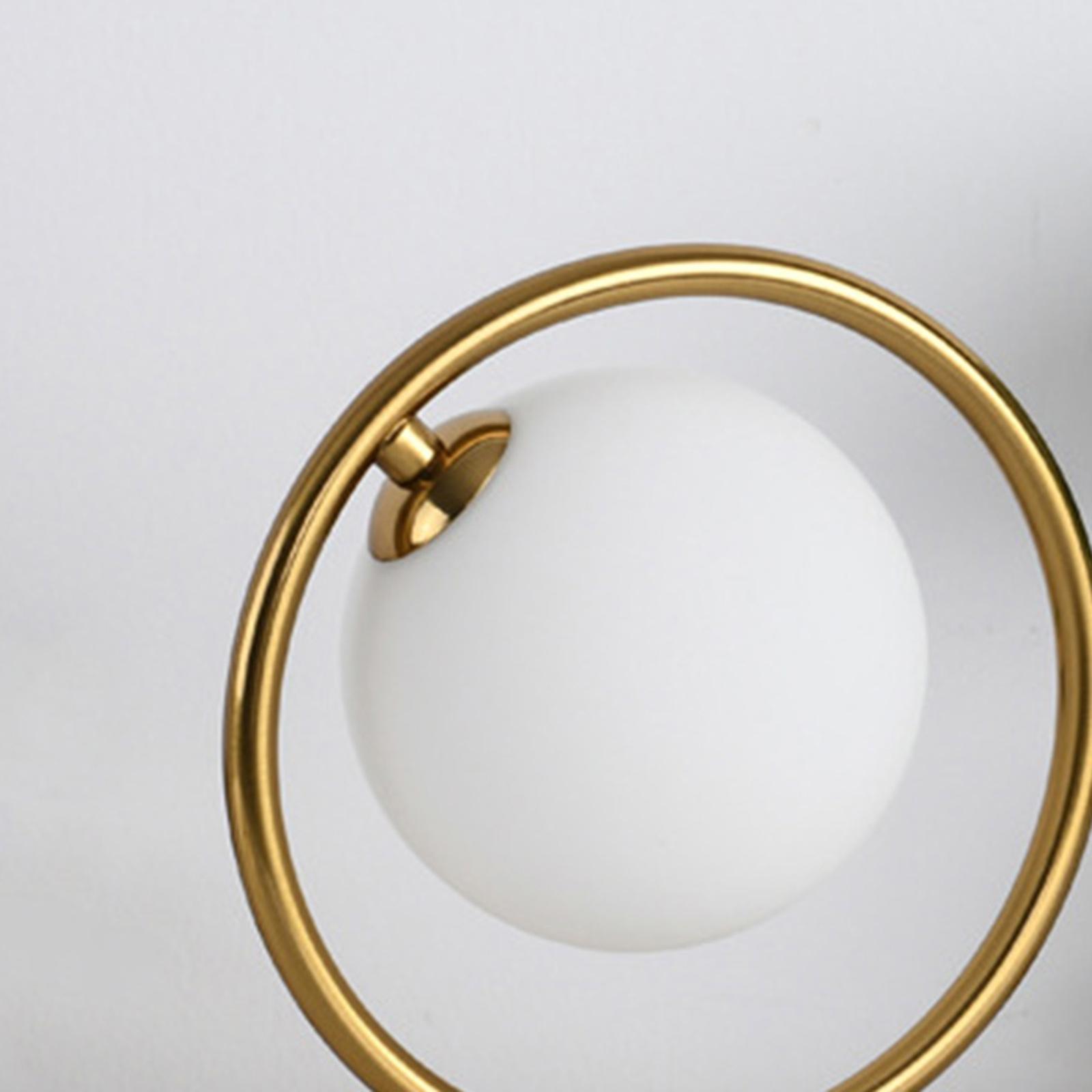 Dimmable Table Lamp Round Bedside Desk Night Light