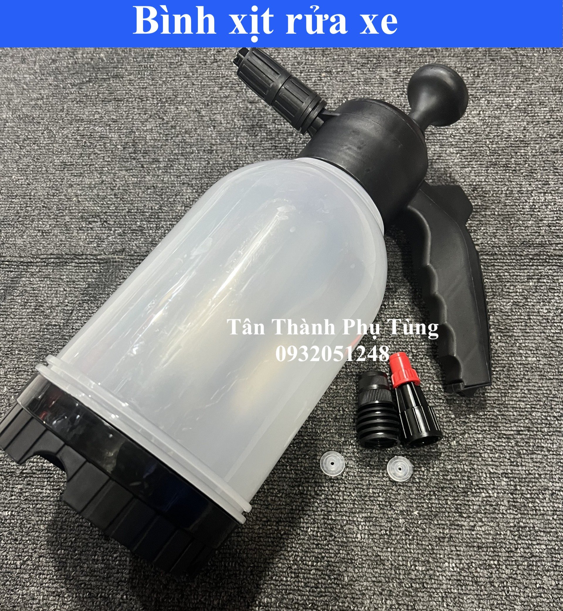 Bình xịt rửa dành cho xe máy