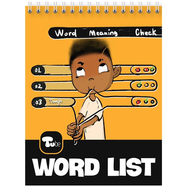 Sổ Từ Vựng Word List 160 Trang 80gsm - Tube TB0008 - Black Boi