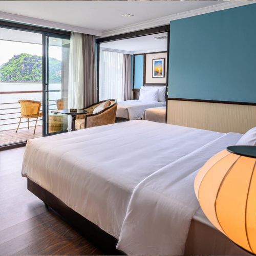 Khuyến Mại Cực Sốc Siêu Du Thuyền 5 Sao Capella Cruises Đẳng Cấp, Trải Nghiệm Chèo Thuyền Kayak Tại Vịnh Lan Hạ