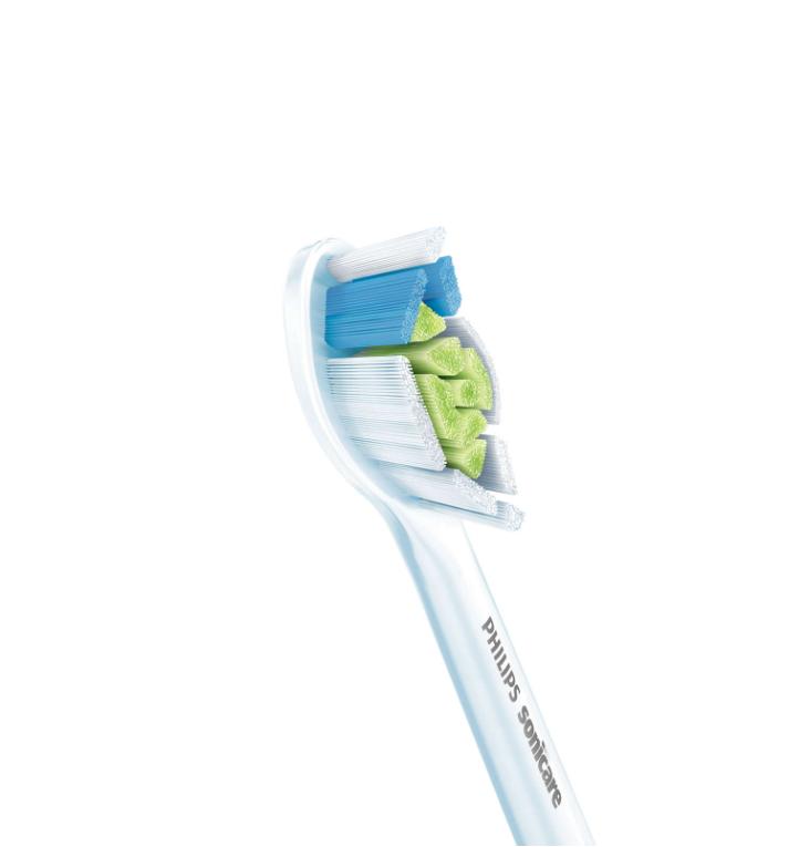 Đầu Bàn Chải Điện W2 Philips Sonicare  HX6064/67 Sạch Sâu, Trắng Răng - Bộ 4 Cái - Trắng - Hàng Chính Hãng