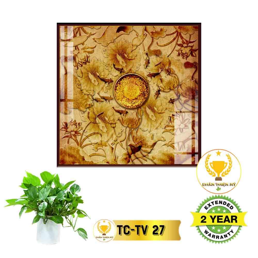 Tranh trúc chỉ in Vuông_TCV5