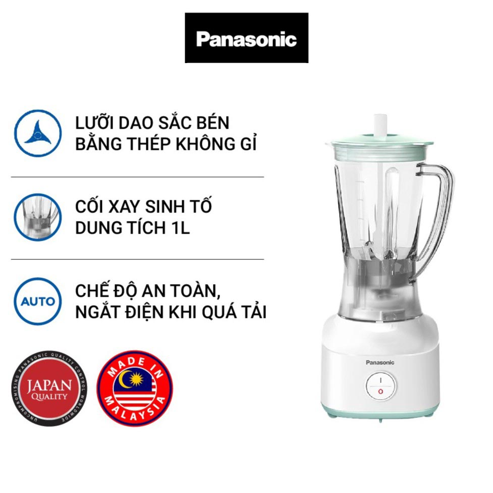 Máy xay sinh tố Panasonic MX-M100 công suất 450W dung tích 1.0 lít - Hàng chính hãng