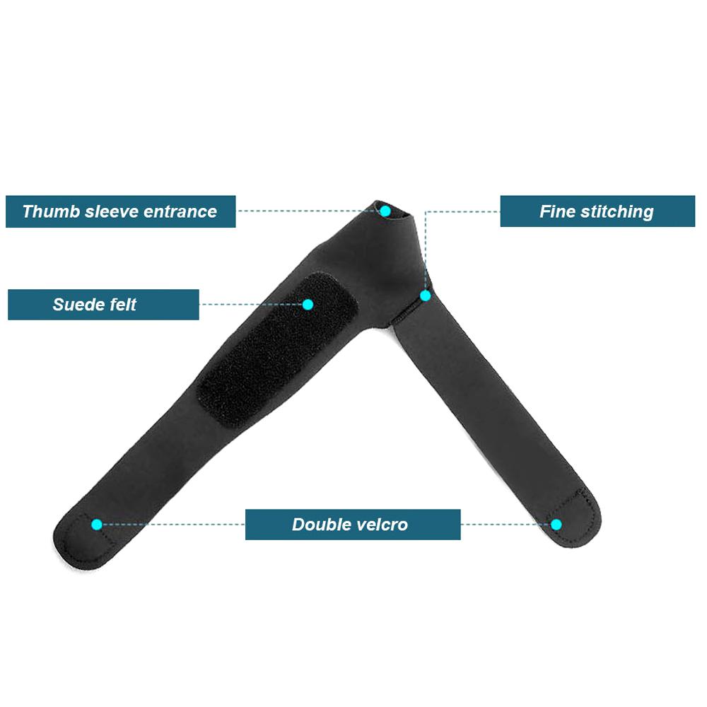 1 PCS cổ tay ngón tay cái nẹp nén siêu mỏng dây đeo cổ tay hỗ trợ ngón tay cái cho viêm gân, viêm tenosynov, viêm khớp ống cổ tay Color: Left Size: L