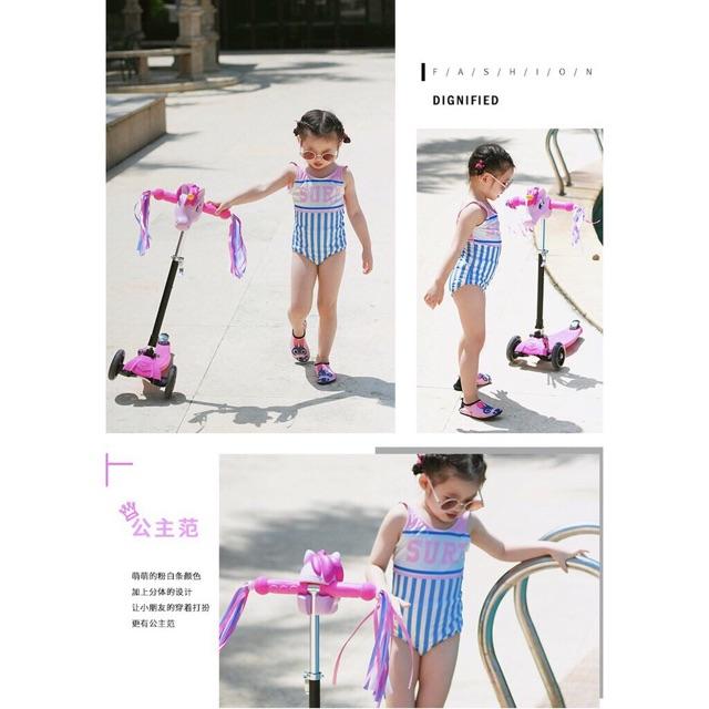 Bikini liền mảnh sọc sanh SURF bé gái