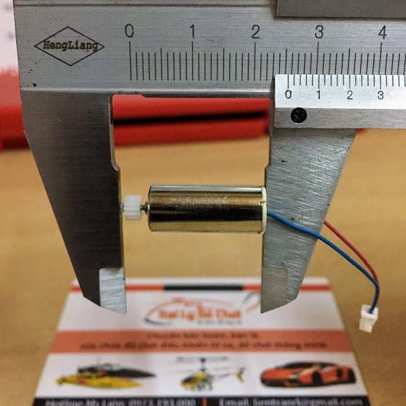 Động cơ 8.5x25mm kèm bánh răng nhựa 13 răng dành cho máy bay