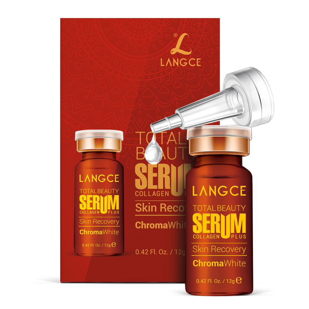 SERUM TẢO BIỂN ĐỎ COLLAGEN CHỮA NÁM - TÀN NHANG - ĐỒI MỒI 12ml - HỘP ĐỎ LANGCE