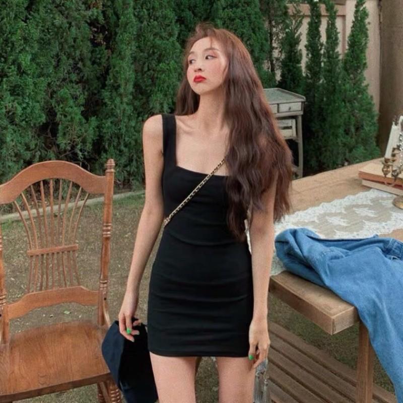 Váy Váy body hai dây chất thun bozip dày dặn chữ ôm from body siêu xinh