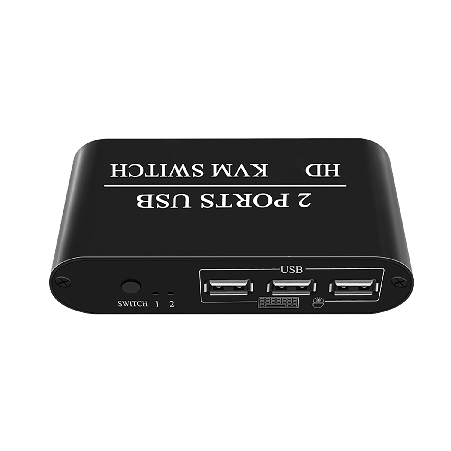 Bộ chuyển mạch chia USB KVM 2 cổng cho màn bàn phím máy in và máy nghe nhạc KH21 4K30Hz Switcher HD