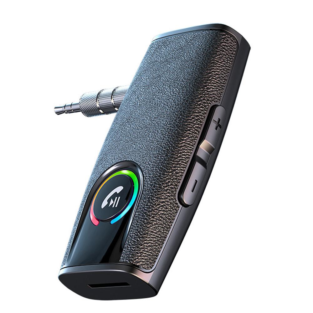 Small Size 3.5mm Car Wireless Audio Receiver Convenient Auto BT Audio Receiver Portable Car Driving Handsfree Call Car AUX Accessory