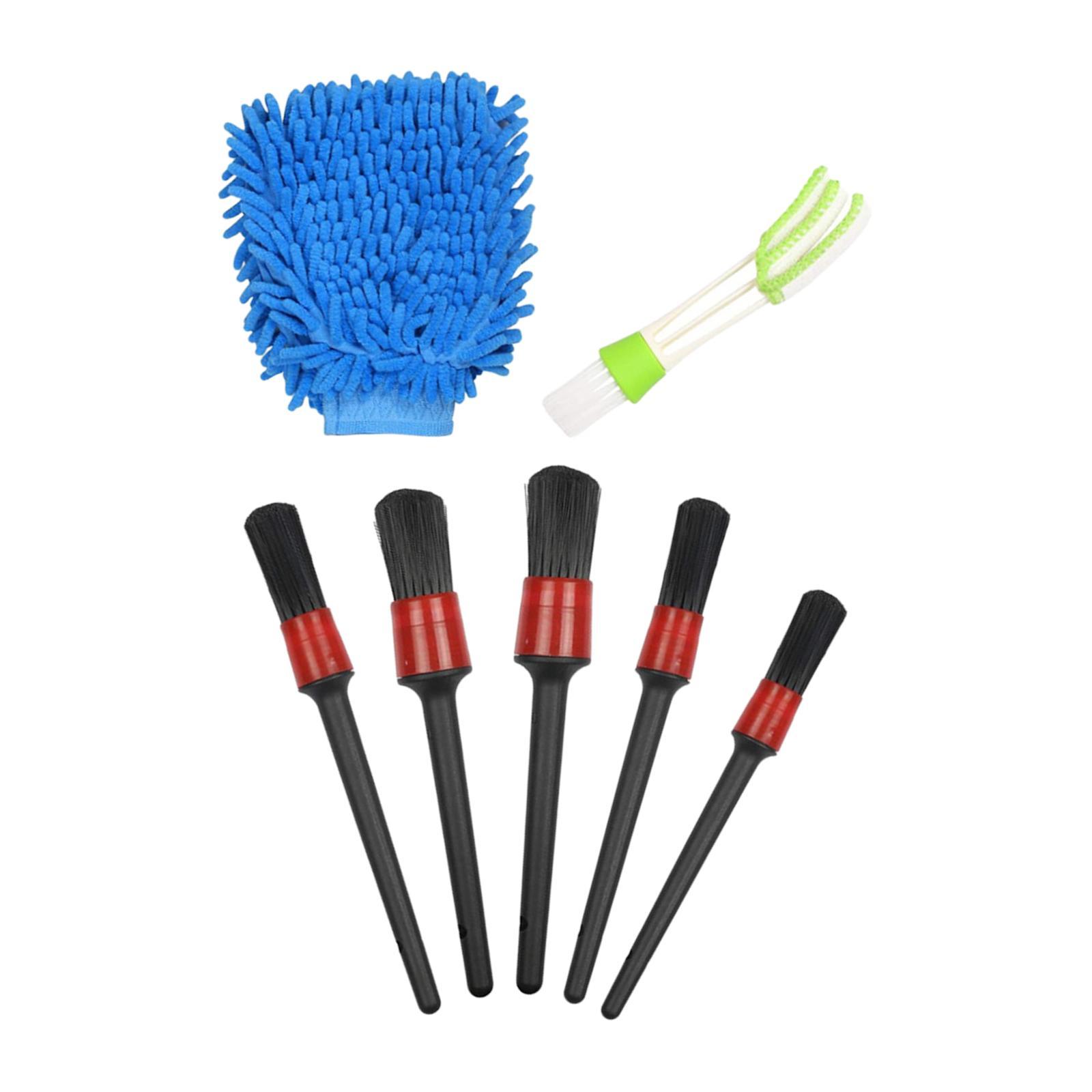 7  Car Detailing Brush Interior Cleaning  Cleaning Tools Kit